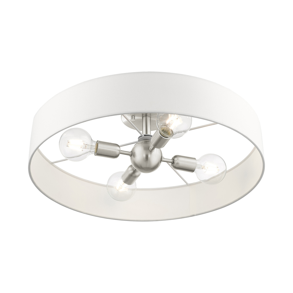 Livex Lighting Semi Flush Mount - Thumbnail 4