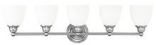  13665-91 - 5 Light Brushed Nickel Bath Light