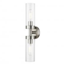  16172-91 - 2 Light Brushed Nickel ADA Vanity Sconce