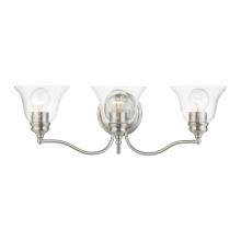  16933-91 - 3 Light Brushed Nickel Vanity Sconce