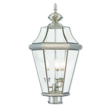  2364-91 - 3 Light BN Outdoor Post Lantern