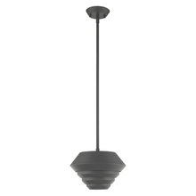  40401-76 - 1 Lt Scandinavian Gray Mini Pendant