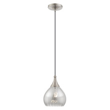  40645-91 - 1 Lt Brushed Nickel Mini Pendant