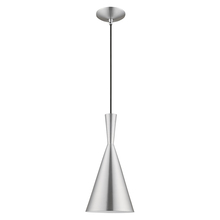  41185-66 - 1 Lt Brushed Aluminum Mini Pendant