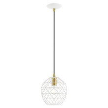  41326-03 - 1 Lt White Pendant