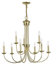  42687-02 - 9 Lt PB Chandelier