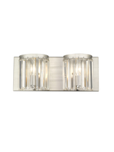  50532-91 - 2 Light Brushed Nickel Bath Light