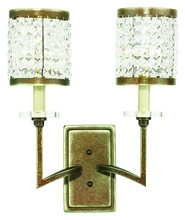  50572-64 - 2 Light Palacial Bronze Wall Sconce