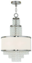  50784-91 - 3 Light Brushed Nickel Mini Chandelier