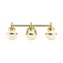  5713-02 - 3 Lt Polished Brass Bath Vanity