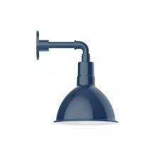  GNM115-50-L12 - 10" Deep Bowl shade, LED Straight Arm Wall Mount, Navy