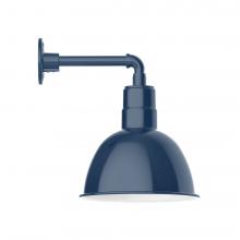  GNN116-50-L12 - 12" Deep Bowl shade, LED Straight Arm Wall Mount, Navy