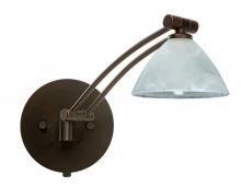  1WW-174352-BR - Besa Wall Domi Bronze Marble 1x50W Halogen Gy6.35