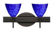  2SW-177986-LED-BR - Besa Wall Mia Bronze Blue Cloud 2x5W LED