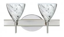  2SW-1779MG-LED-CR - Besa Wall Mia Chrome Marble Grigio 2x5W LED