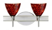  2SW-177941-LED-CR - Besa Wall Mia Chrome Garnet 2x5W LED