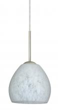  B-412219-LED-SN - Besa Bolla LED Pendant For Multiport Canopy Carrera Satin Nickel 1x9W LED