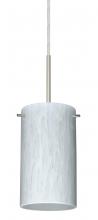  B-440419-MED-SN - Besa Stilo 7 Pendant For Multiport Canopy Satin Nickel Carrera 1x40W B10 Med