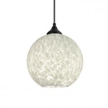  OP-COCO819-LED-BK - Besa Coco 8 Pendant, Carrera, Black Finish, 1x9W LED