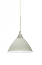  RXP-1743KR-SN - Besa Pendant Domi Satin Nickel Chalk 1x50W Halogen