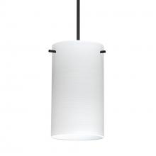  RXP-4404KR-BK-277-DIM010 - Besa Stilo 7 Pendant Black Chalk 1x50W Halogen, 277V, 0-10V Dimming