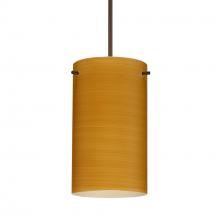  RXP-4404OK-BR-277 - Besa Stilo 7 Pendant Bronze Oak 1x50W Halogen, 277V