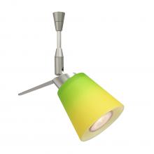 Besa Lighting SP-5042GY-LED-SN - Besa Spotlight Canto 3 Satin Nickel Bicolor Green/Yellow 1x3W LED