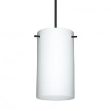  XP-440407-BK-277-DIM010 - Besa Stilo 7 Pendant Black Opal Matte 1x50W Halogen, 277V, 0-10V Dimming