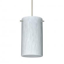  XP-440419-LED-SN - Besa Stilo 7 Pendant Carrera Satin Nickel 1x5W LED