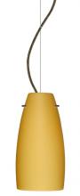  1KX-1512VM-LED-BR - Besa Tao 10 LED Cable Pendant Vanilla Matte Bronze 1x9W LED