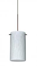  RXP-440419-BR - Besa Stilo 7 Pendant Bronze Carrera 1x50W Halogen