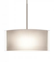  1XT-673006-BR - Besa Jodi Pendant 1xtopal Glossy Bronze 1x50W Halogen