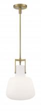  4651-AN-MO - Izel 1-Light Glass Pendant - Antique Brass