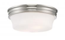  5912-PN-MO - Galen Glass Flush Mount Ceiling Light