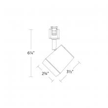  J-7011-CS-BN - Ocularc 7011 - 5CCT Track Luminaire