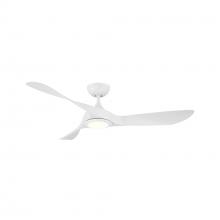  F-074L-MW - Swirl Matte White With Luminaire