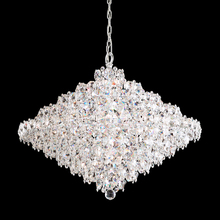  BN1033N-401O - Baronet 28 Light 120V Pendant in Polished Stainless Steel with Optic Crystal