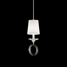  MA1003N-06O - Emilea 1 Light 120V Mini Pendant in White with Optic Crystal