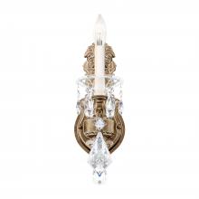  5069-22R - La Scala 1 Light 120V Wall Sconce in Heirloom Gold with Clear Radiance Crystal