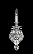  5641-48R - Milano 1 Light 120V Wall Sconce in Antique Silver with Clear Radiance Crystal