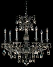  5677-22R - Milano 7 Light 120V Chandelier in Heirloom Gold with Clear Radiance Crystal