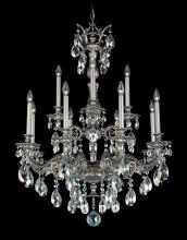  5683-22R - Milano 12 Light 120V Chandelier in Heirloom Gold with Clear Radiance Crystal