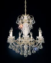  3656-22R - New Orleans 7 Light 120V Chandelier in Heirloom Gold with Clear Radiance Crystal