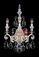 Schonbek 1870 3762-22 - Renaissance 3 Light 120V Wall Sconce in Heirloom Gold with Heritage Handcut Crystal