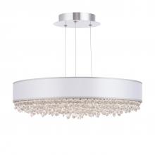  S6324-401RS1 - Eclyptix LED 24IN 3000K/3500K/4000K 120V Pendant in Polished Stainless Steel with Radiance Smooth