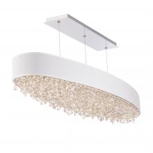  S6349-401RS1 - Eclyptix LED 49IN 3000K/3500K/4000K 120V Pendant in Polished Stainless Steel with Radiance Smooth