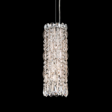  RS8341N-06R - Sarella 3 Light 120V Mini Pendant in White with Clear Radiance Crystal