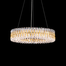  RS8343N-06R - Sarella 12 Light 120V Pendant in White with Clear Radiance Crystal