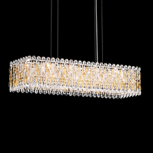  RS8344N-06R - Sarella 13 Light 120V Linear Pendant in White with Clear Radiance Crystal