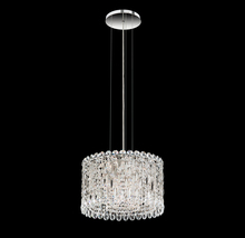  RS8345N-06R - Sarella 8 Light 120V Mini Pendant in White with Clear Radiance Crystal